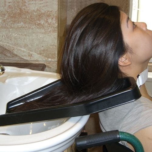 PORTABLE ADJUSTABLE SHAMPOO TRAY , FITS ANY SINK, LIGHTWEIGHT