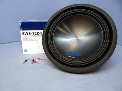 Alpine Type S SWS 12D4 12 Dual Coil 4 ohm 250 W Car Subwoofer