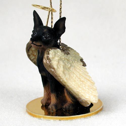 description new min pin black angel xmas ornament this darling cutie