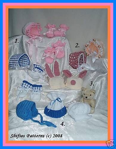   girl boy uk usa crochet patterns 6  4 03  baby