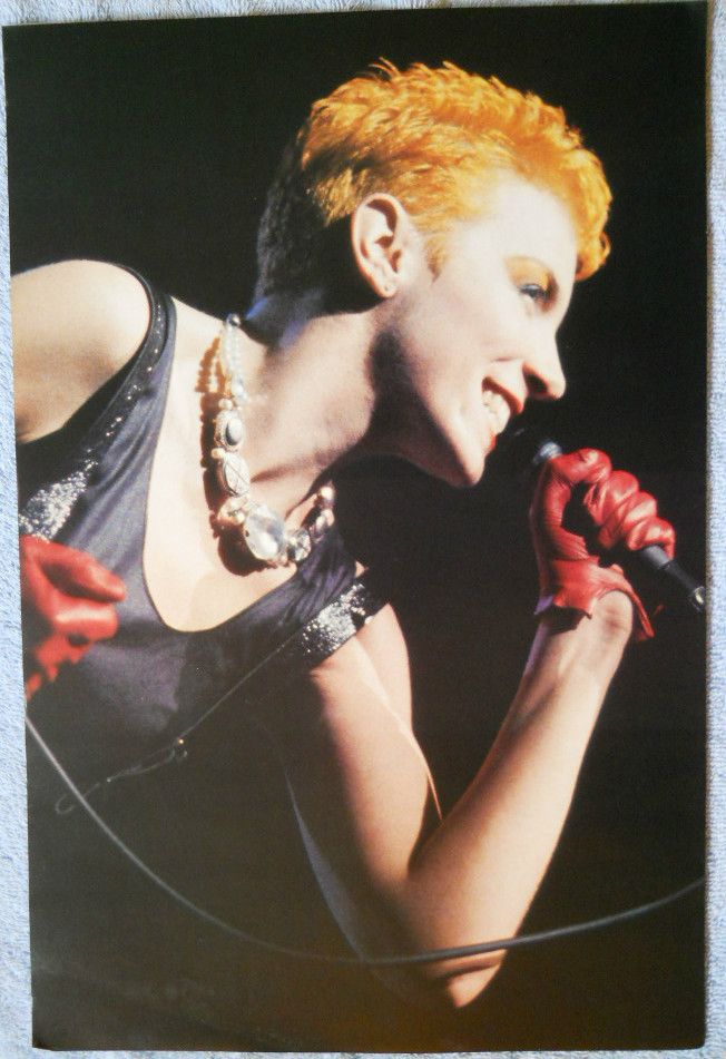 Annie Lennox Eurythmics Very RARE Vintage 11x17 Poster 1984 Stocking 