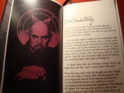   Bound The Satanic Bible by Anton lavey Church of Satan Baphomet