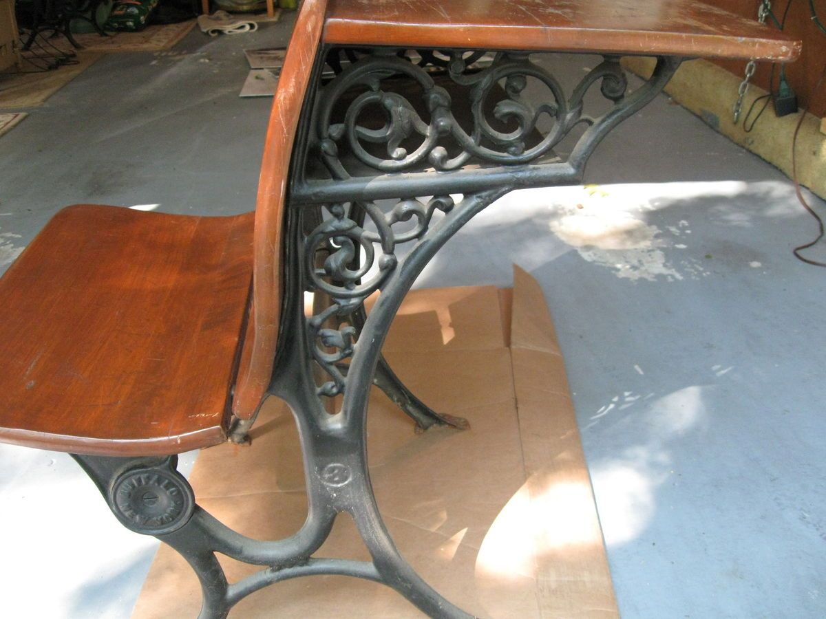 Antique School Desks 2 Buffalo Hardware Co Early 1900S