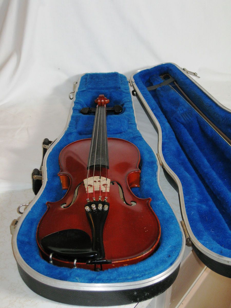 Violin Glaesel Antonio Stradivarius V130E 1988 Faciebat Cremona Hard 