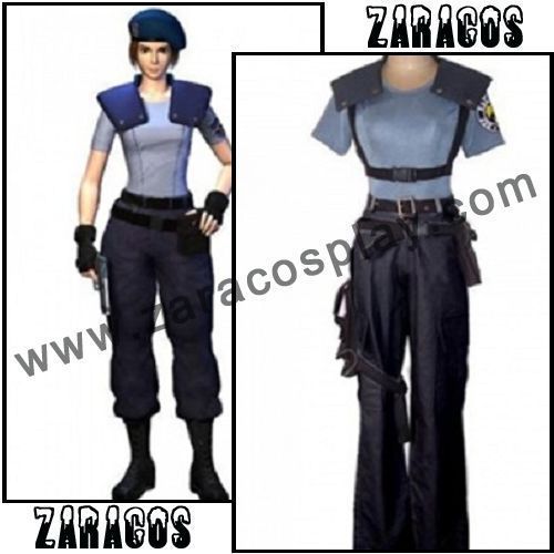 Resident Evil 5 Jill Valentine Anime Cosplay Costume Costum Made