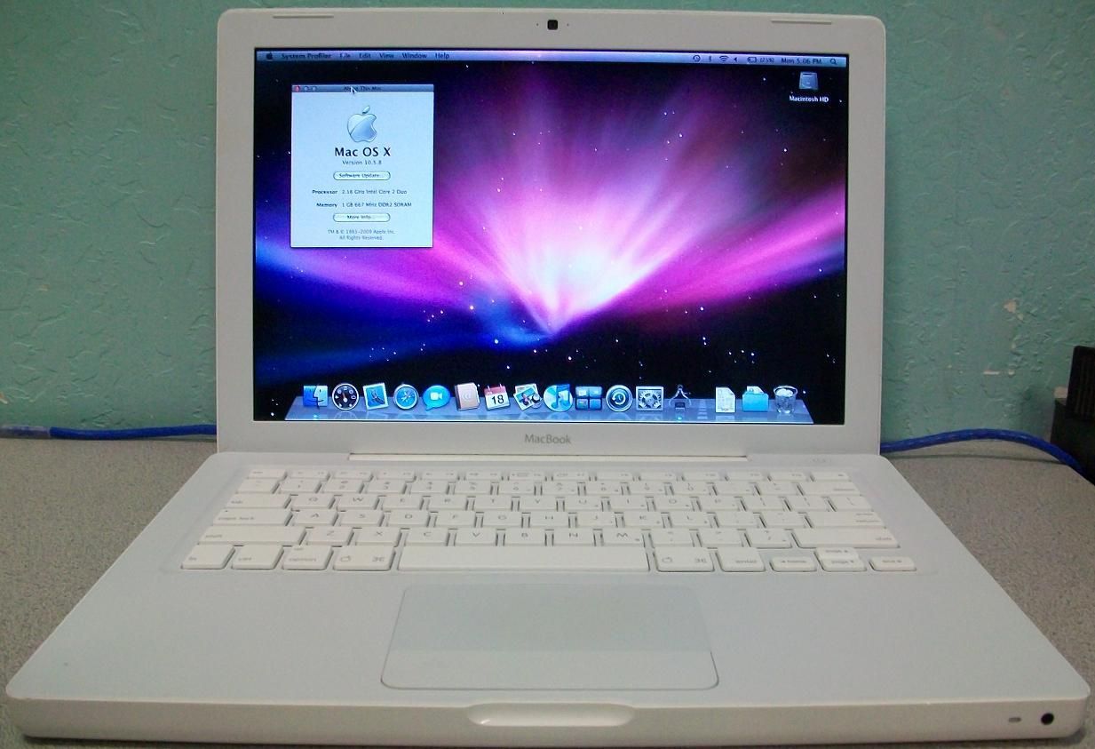 Apple MacBook Intel Core 2 Duo 2 1GHz WiFi DVDRW Gradec