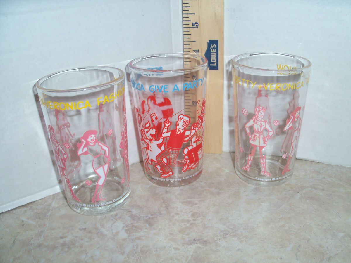 ARCHIE GLASSES DRINKING GLASSES CARTOON ARCHIE