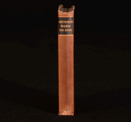 1888 Artemus Ward His Book by Charles Farrar Browne Humour