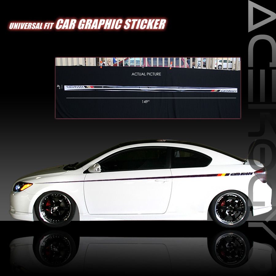 Auto Body Graphic Sticker Decal Honda S2000 Civic SI EX