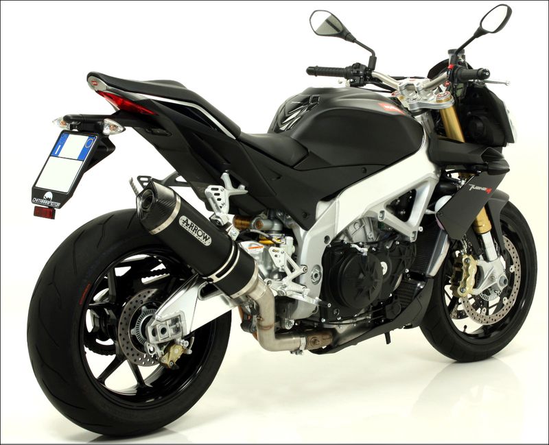 Pot DEchappement Silencieux Arrow Dark Line Aprilia Tuono V4 R Aprc 