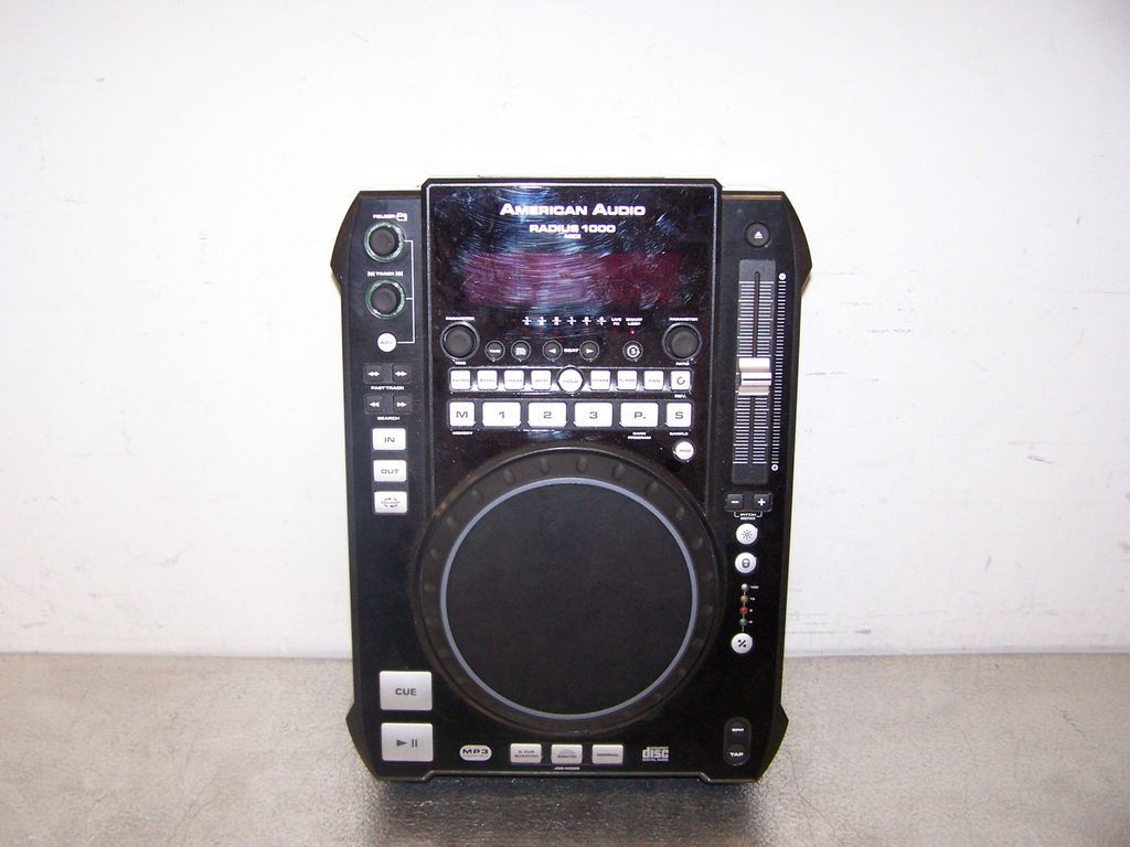 american audio radius 1000 cd  player midi controller good