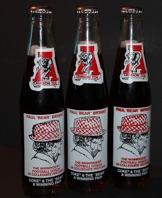 ALABAMA CRIMSON TIDE   BEAR BRYANT 315 1980 CHAMPIONS   3 10 OZ 