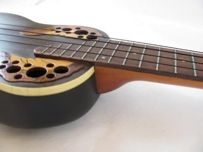 Ovation Applause UAE 20 4 String Electric Soprano Ukulele Fix or Parts 