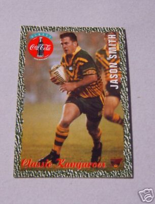 1995 COKE RUGBY LEAGUE CARD #15   JASON SMITH