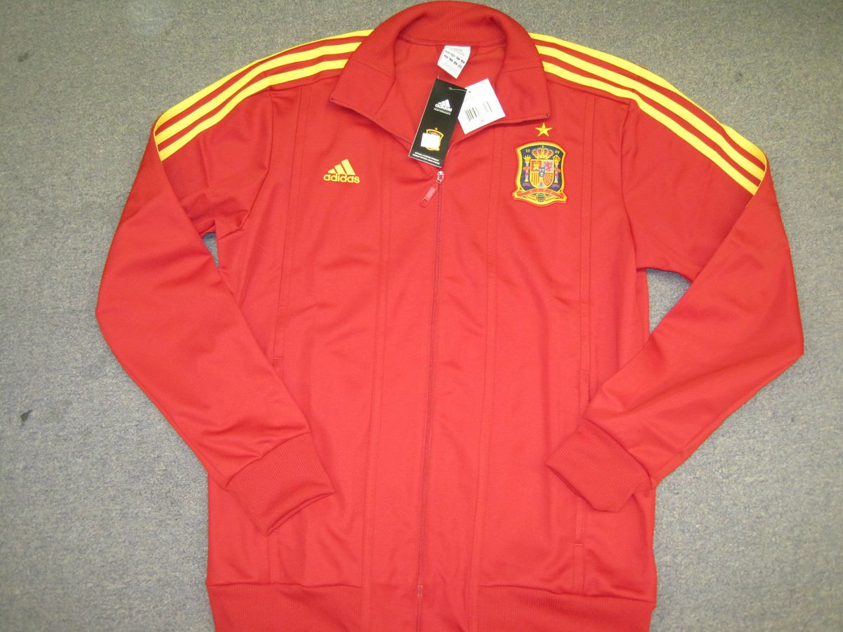 Authentic Red Spain Track Jacket Size Medium Large and XLarge 