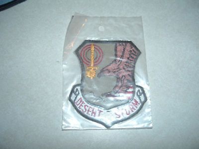 MILITARY PATCH RARE SAUDI MADE DESERT STORM EAGLE