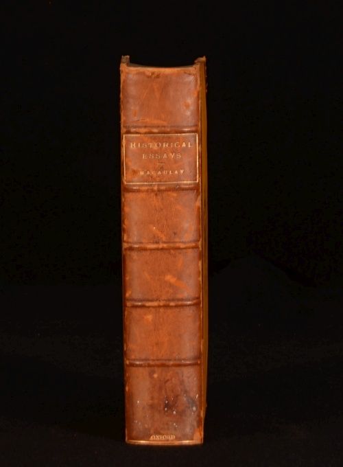 1913 Historical Essays Babington Macaulay Edinburgh Review Oxford 