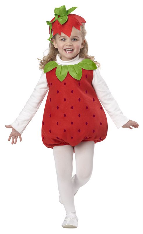 Strawberry Girl Toddler Halloween Costume 00094