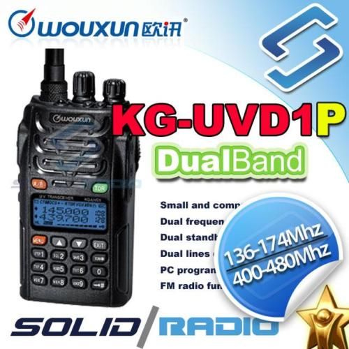 WOUXUN KG UVD1P Duo Band Radio 136 174 400 480Mhz