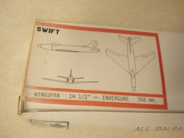 Aristo Craft Swift Flying Balsa Wood Model Airplane Kit SEALED