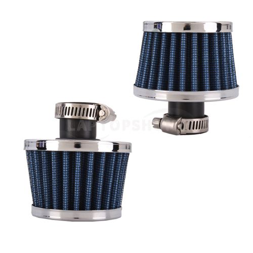   Power Air Intake Breather Filter 2402 9mm Mesh Car Truck Blue