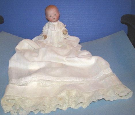 German Bisque head “Dream Baby” AM 351. Antique. 10” long. Hand 