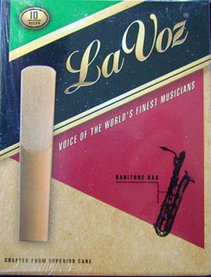 lavoz bari sax reeds medium box of 10 red