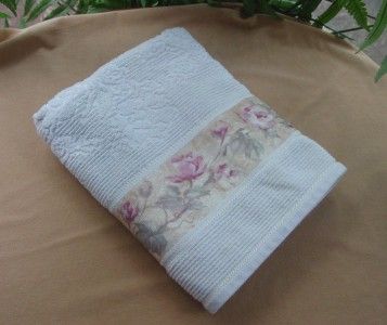 croscill antique rose bath towel