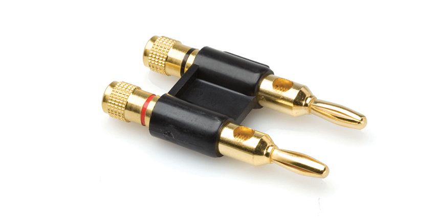 hosa bna 260bk connector dual banana bk our price $ 8 00