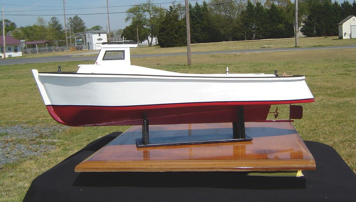 DRAKE TAIL CHESAPEAKE BAY WORK BOAT SCRATCH BUILT