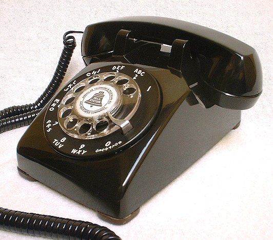   Electric Rotary Dial Bell Telephone Old Retro Desk Phone Beauty