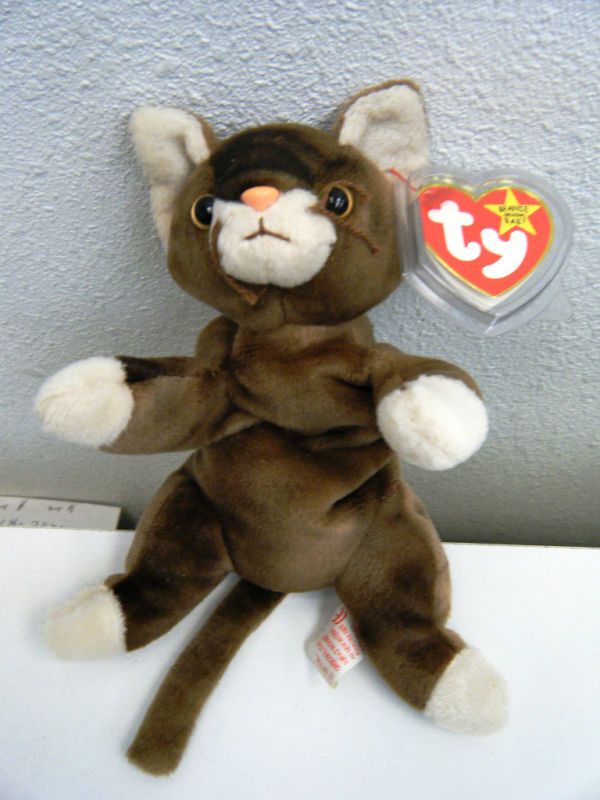 Ty Beanie Babies 1997 Little Brown Kitten Named Pounce