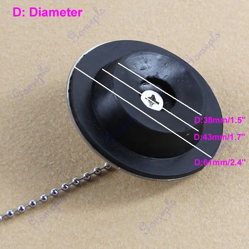 Chrome Bath Tub Drain Bathroom Sink Basin Bathtub Stopper Plug Bathtub 