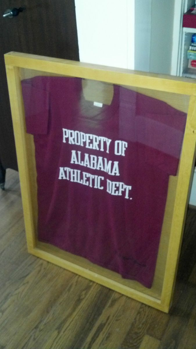 Bear Bryant Autographed T Shirt Vintage Signed Alabama Football Shirt 