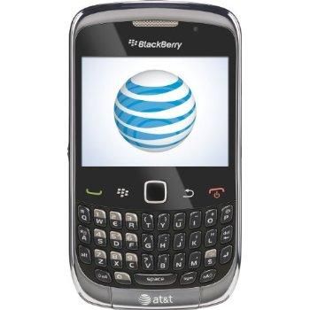 AT&T Blackberry 9300 Curve 3G Grey QWERTY KEYS WIFI PDA BBM VERY USED