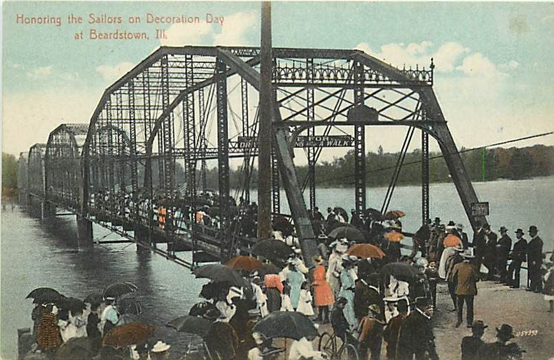 IL BEARDSTOWN BRIDGE SAILORS DECORATION DAY R2661