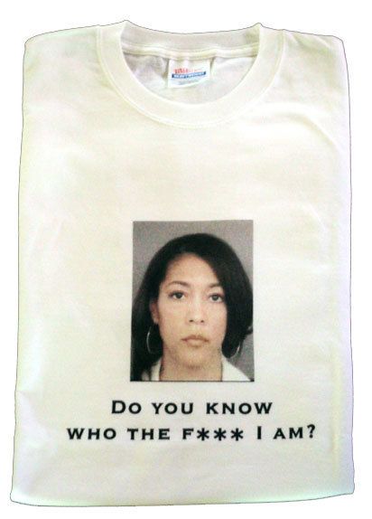 Christine Beatty Do You Know Who the F*** I Am? Tee / T Shirt Kwame 