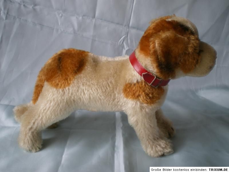 Steiff Dog St Bernard 22 cm IDs VGC RAR