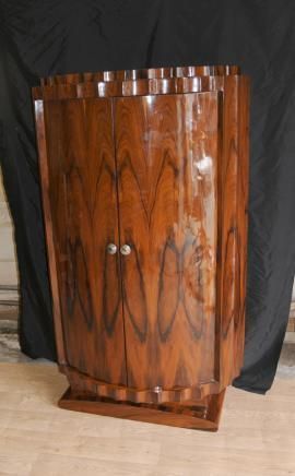 tall art deco crinkle cabinet wardrobe furniture from united kingdom