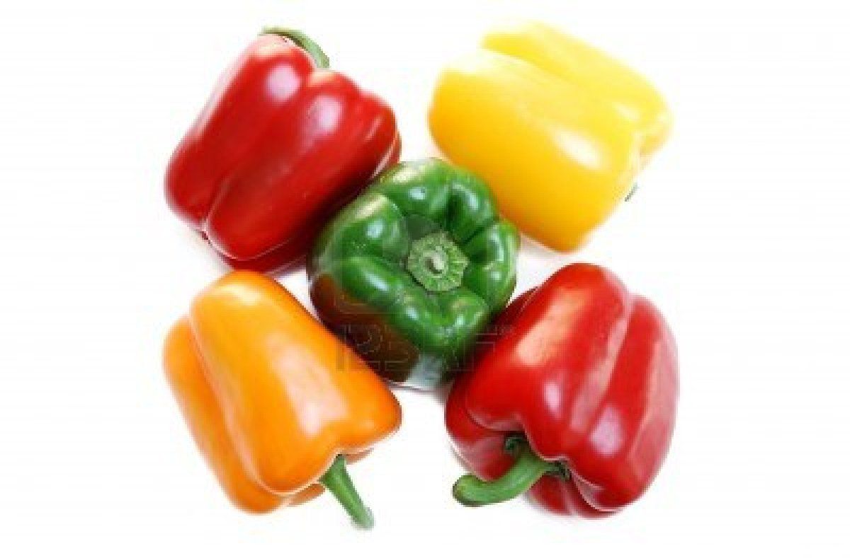 100 Red Orange Yellow Green Sweet Bell Pepper Seeds