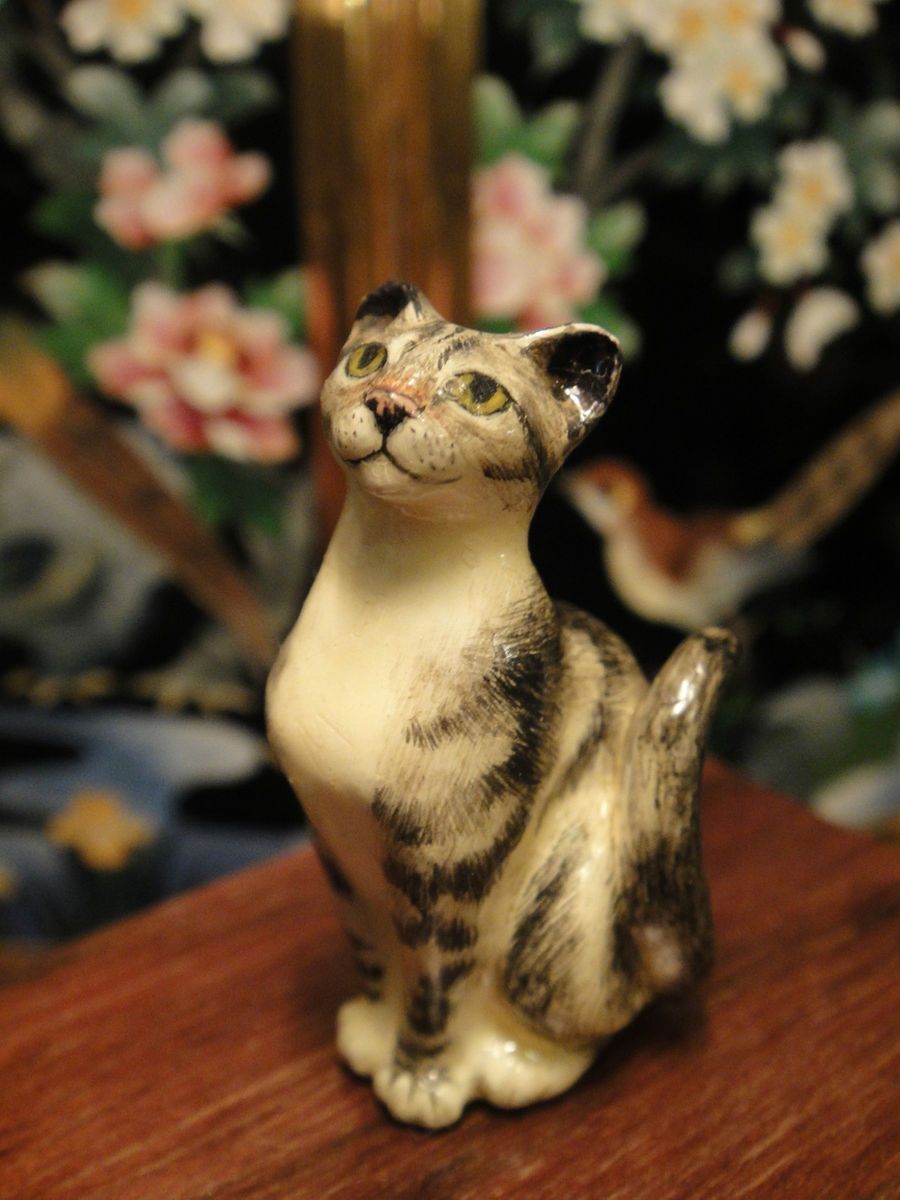 Bernardo Traettinos Porcelain Cat 1980