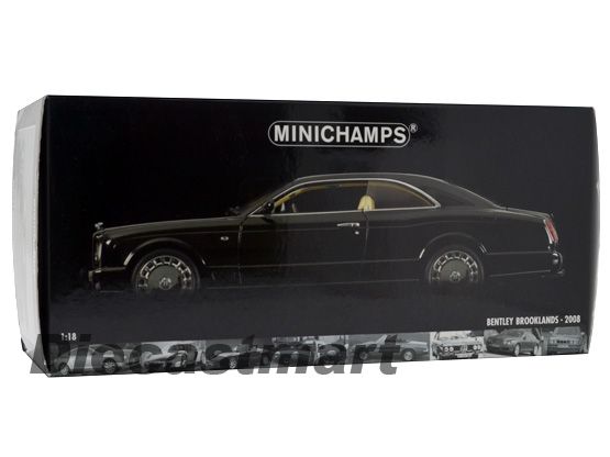 Minichamps 1 18 2008 Bentley Brooklands Diecast Black