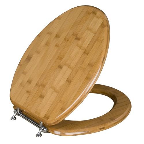 Beneke Magnolia Bamboo Elongated Toilet Seat 1050E