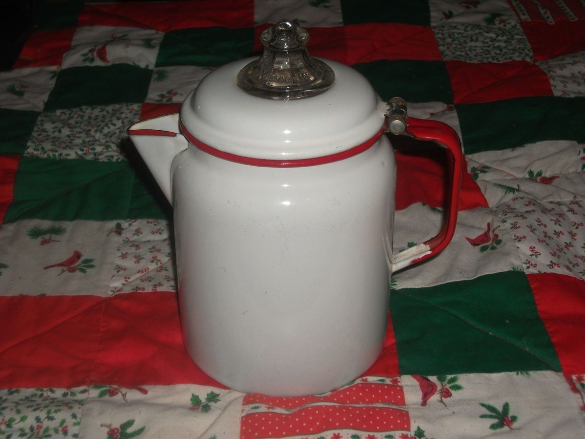 vintage Pyrex flameware percolator for replacement parts, filter basket and  rod