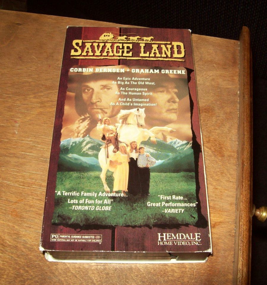 Savage Land Corbin Bernsen Graham Greene VHS 1994 732302723034