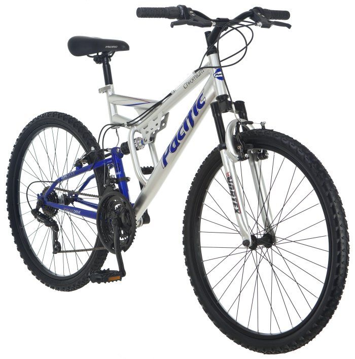 Pacific Chromium 26 Mens Dual Suspension Mountain Bike  264162PA