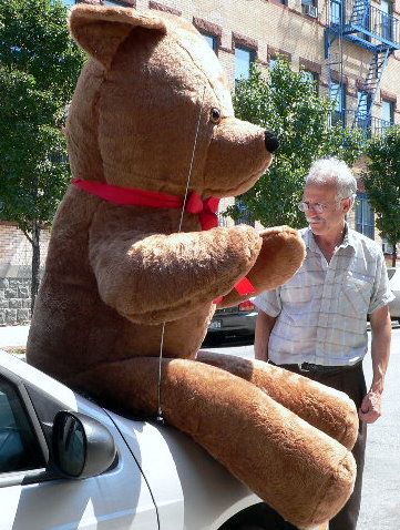 Giant 68 Teddy Bear Big Plush Stuffed Animal Med Brown