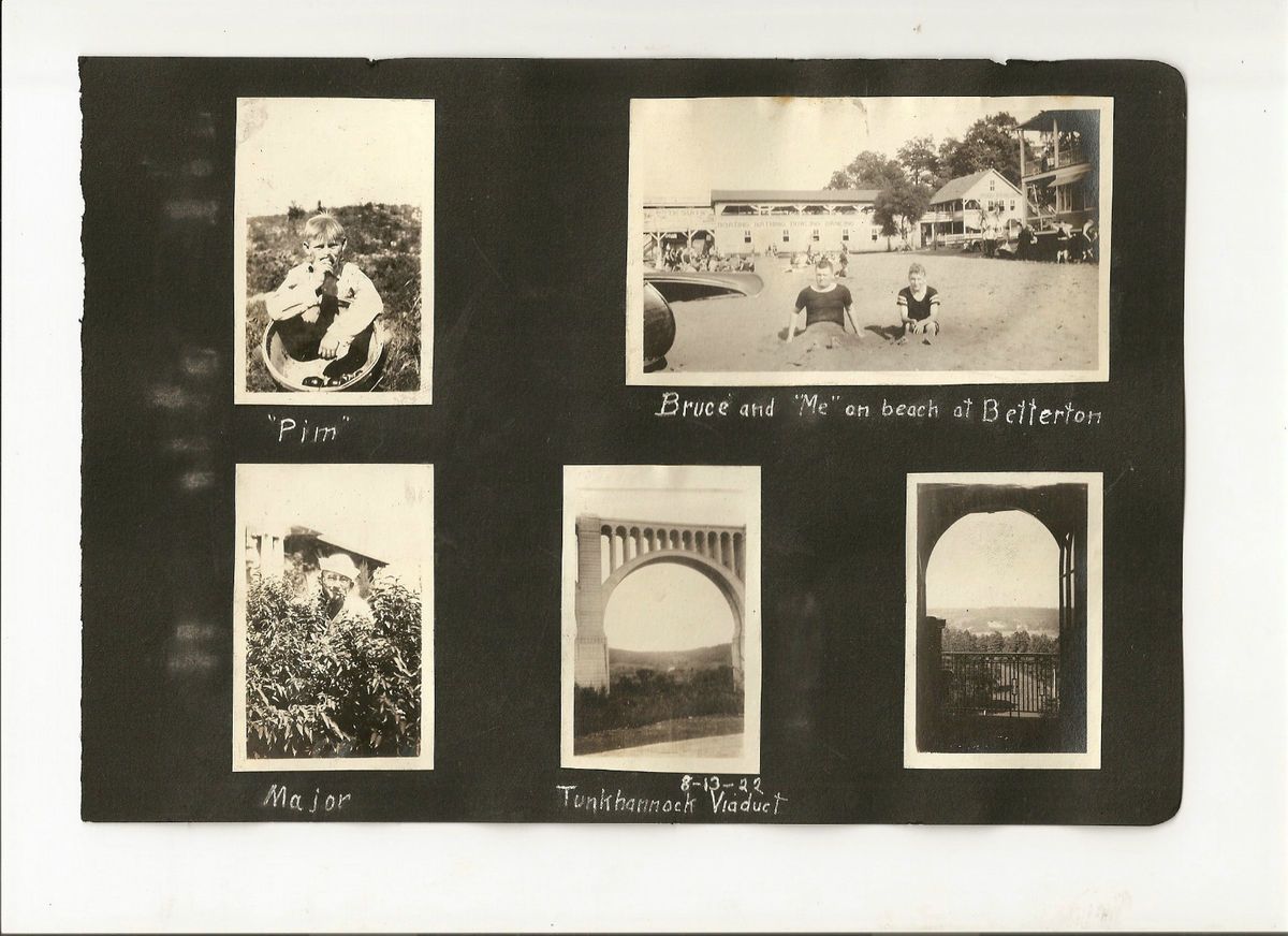 Old Betterton Beach MD Maryland Photo Orginal 1922