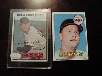   howard joe torre 1970 topps elvin bethea rookie art shell staub lolich