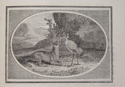 Thomas Bewick The Fables of Aesop 1st 1818 Engravings Very RARE